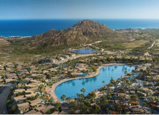 Surf basin in Los Cabos, Baja California Sur, Mexico